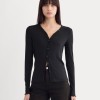Tees Sheer V-Neck Cardigan in Butterluxe