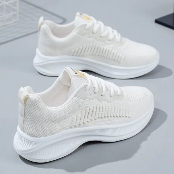2026 New Women's Casual Running Shoes Lightweight Breathable Anti-slip Mesh Flat Sneakers