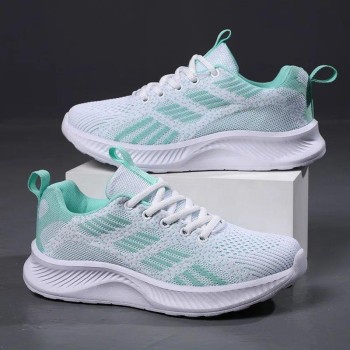 2026 New Women's Spring & Autumn White Sneakers Lightweight Breathable Anti-slip Mesh Casual Shoes